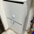 SAR 50,  White 2-Tier Tilt-Out Shoe Cabinet