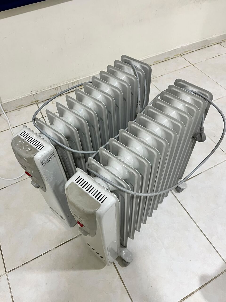 Khobar, Appliances, SAR 200,  Pair Of DALEEL Oil Radiator Heaters (11 Fins, Made In Germany)
