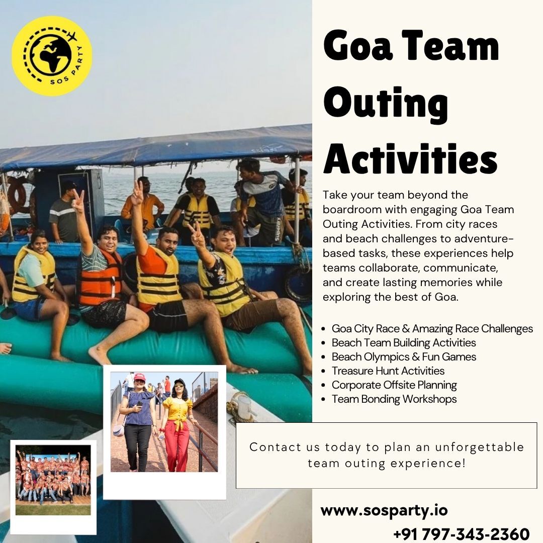 Goa, Event Planning, Goa Team Outing Activities