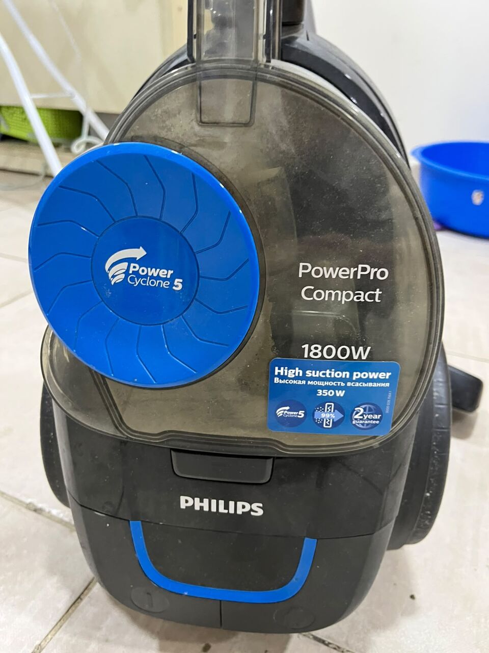 Khobar, Appliances, SAR 150,  Philips PowerPro Compact Bagless Vacuum Cleaner (1800W)