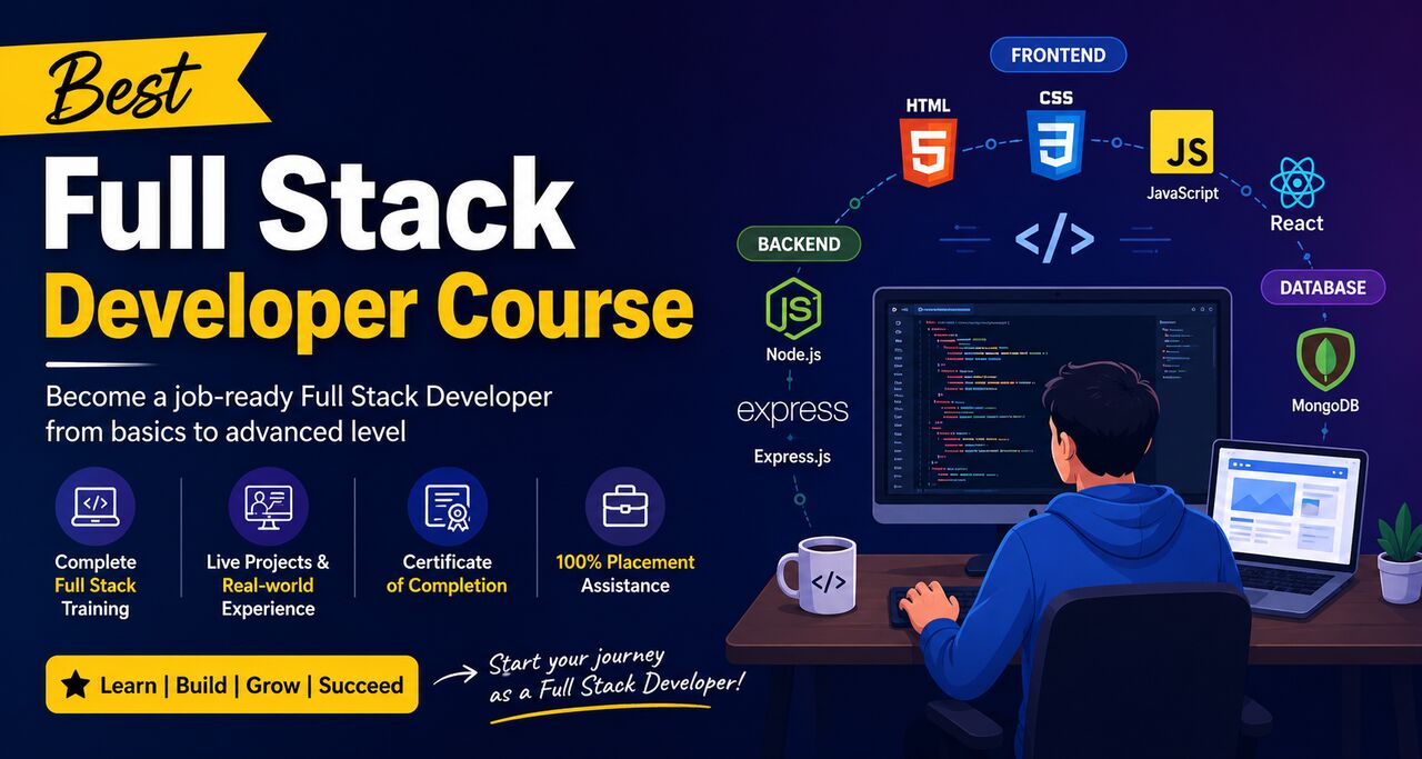 New Delhi, Computer, Best Full Stack Developer Course In Delhi At IFDA Institute