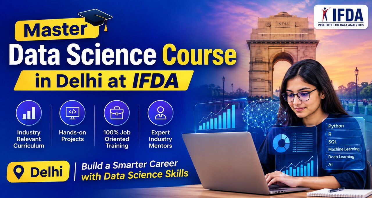 New Delhi, Computer, Master Data Science Course In Delhi At IFDA