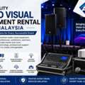 High-Quality Audio Visual Equipment Rental In Malaysia