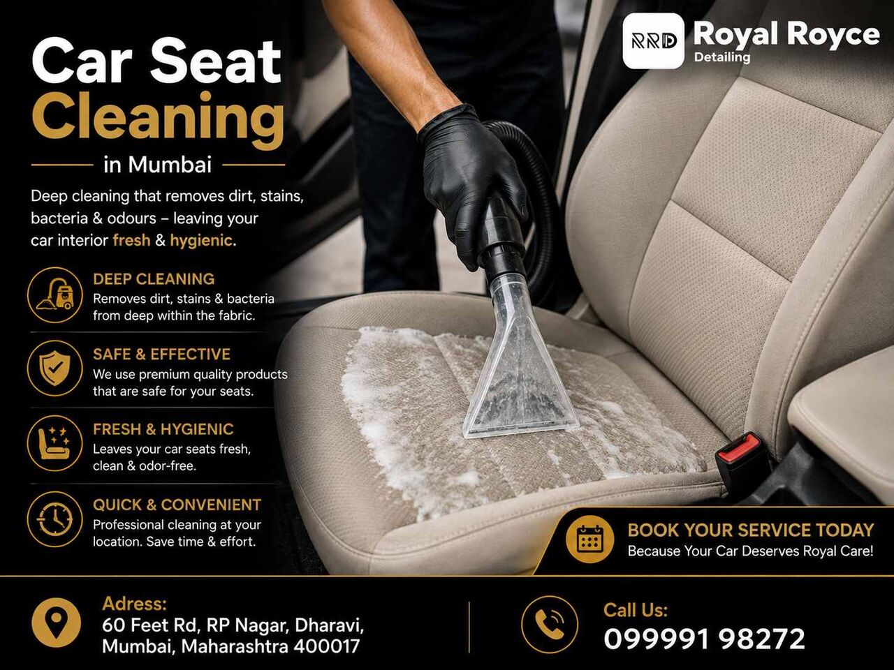 Mumbai, Business, Car Seat Cleaning In Mumbai | Expert Interior Cleaning Services