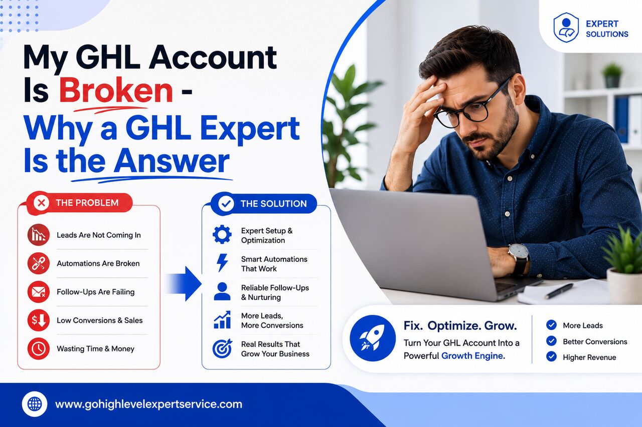 New York, Web Design & Development, My GHL Account Is Broken - Why A GHL Expert Is The Answer