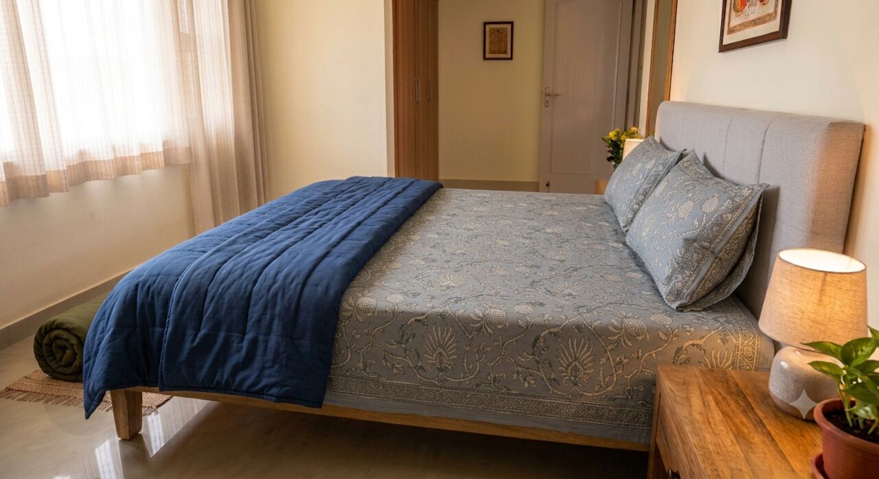 Mumbai, Household Items, INR 1499,  Super King Size Bedsheets &ndash; 108x108" Pure Cotton