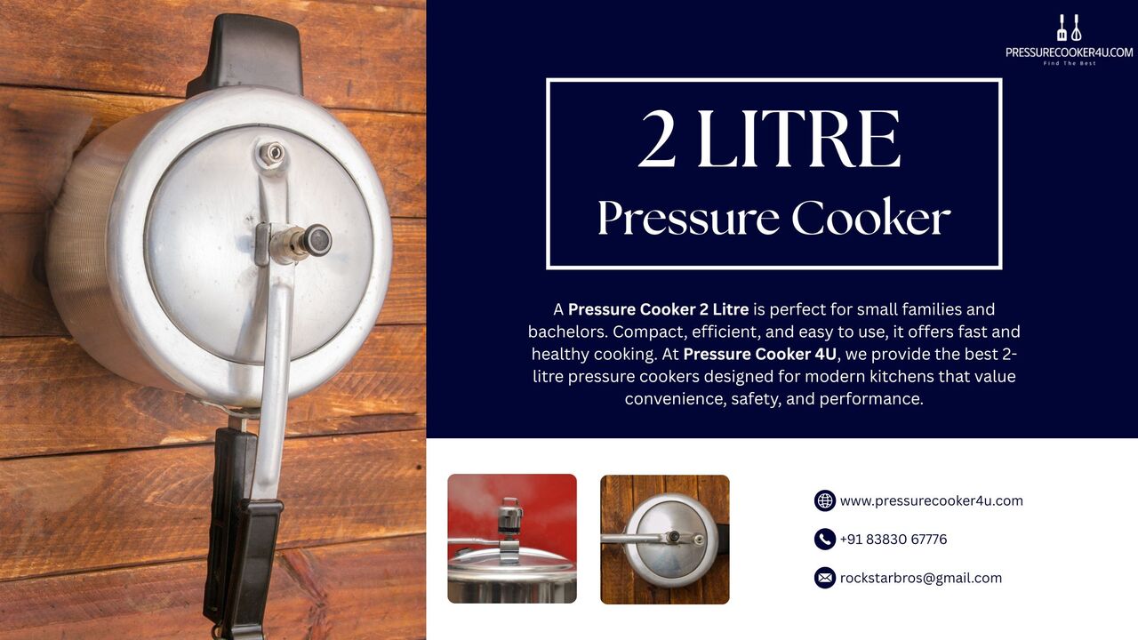 New Delhi, Household Items, INR 1,  Pressure Cooker 2 Litre &ndash; Compact, Durable & Perfect For Everyday Cooking