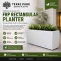 Premium FRP Rectangular Planter Manufacturer For Modern Indoor & Outdoor Spaces