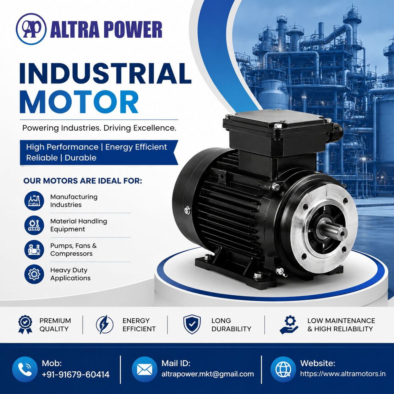 Mumbai, Business, Industrial Motor Suppliers & Manufacturers Altramotors