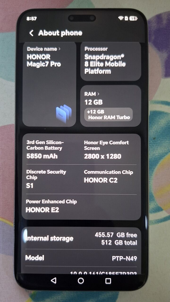 Juffair, Mobile Phones, BHD 200,  Excellent Condition Like New Magic 7 Pro 12gb Ram 512gb Rom