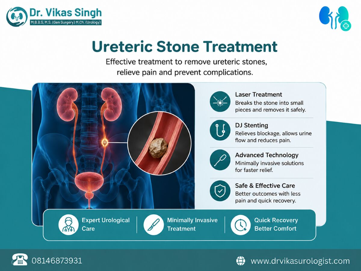 Indore, Health, Does The Position Of A Ureteric Stone Affect Treatment?