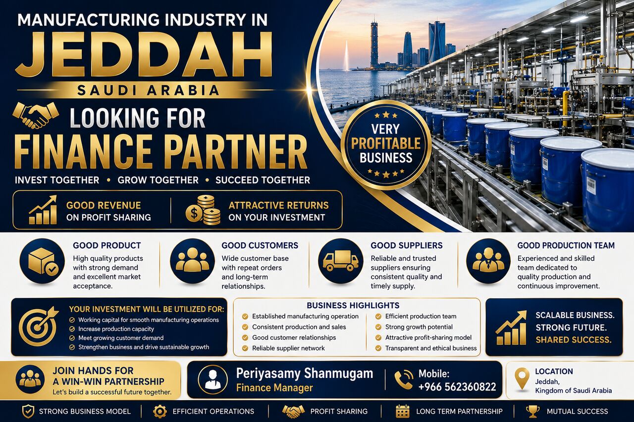 Dubai, Business Partners, Finance Partner