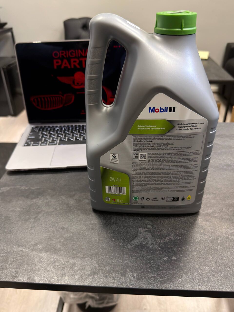 Copenhagen, Auto Parts, DKK 395,  Genuine Mobil 1 ESP 0W-40 Fully Synthetic Engine Oil &ndash; 5L