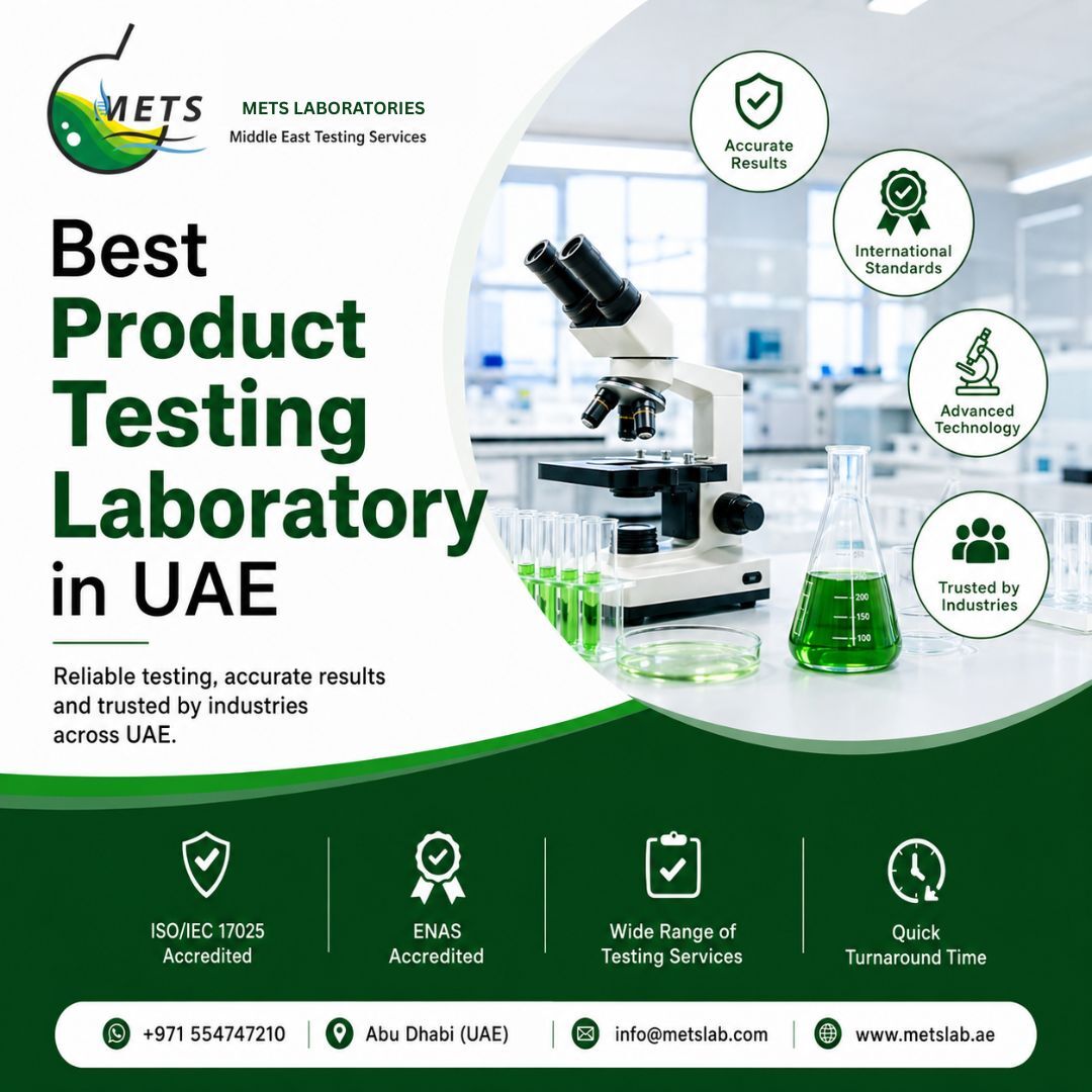 Abu Dhabi, Business, Industrial Product Testing Laboratory Abu Dhabi For Manufacturing Quality Assurance
