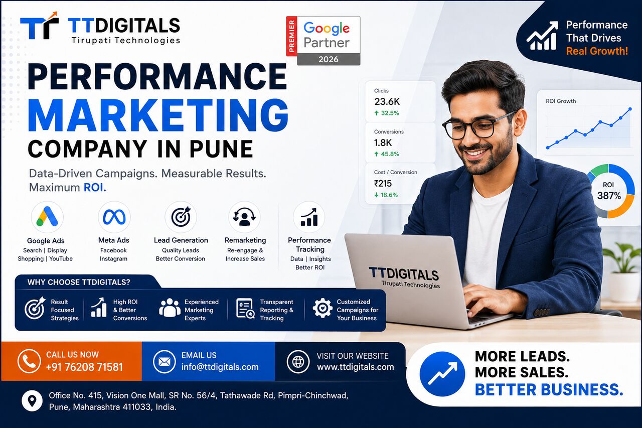 Pune, Marketing, Best Performance Marketing Company In Pune | Google Ads & Meta Ads &ndash; TTDigitals