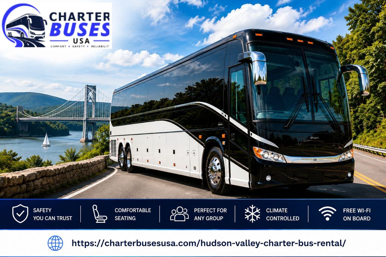 New York, Travel, Rent A Charter Bus In Hudson Valley For Any Occasion