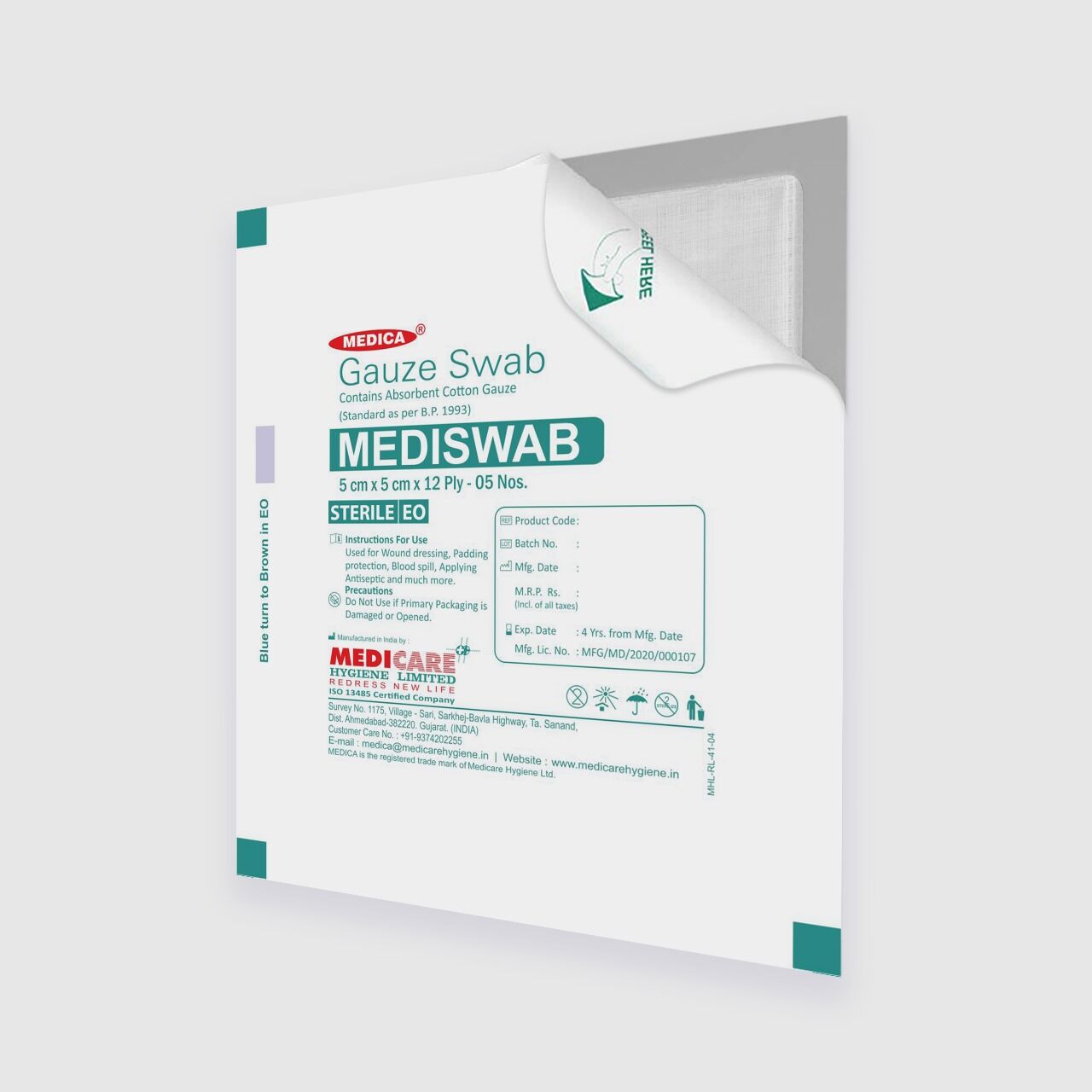 Turin, Wholesale Products, Private Label Manufacturing For Surgical Dressings & Wound Care Range | Medicare Hygiene