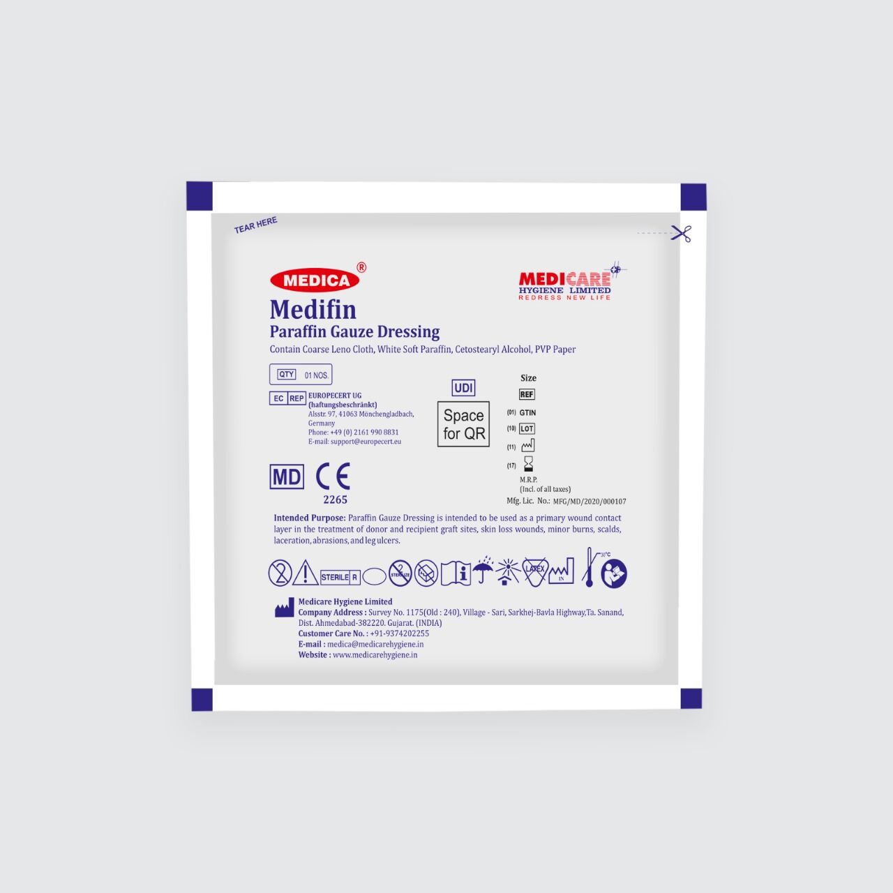 Turin, Wholesale Products, Private Label Manufacturing For Surgical Dressings & Wound Care Range | Medicare Hygiene