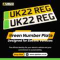 Green Number Plate UK Designed For Electric Vehicles