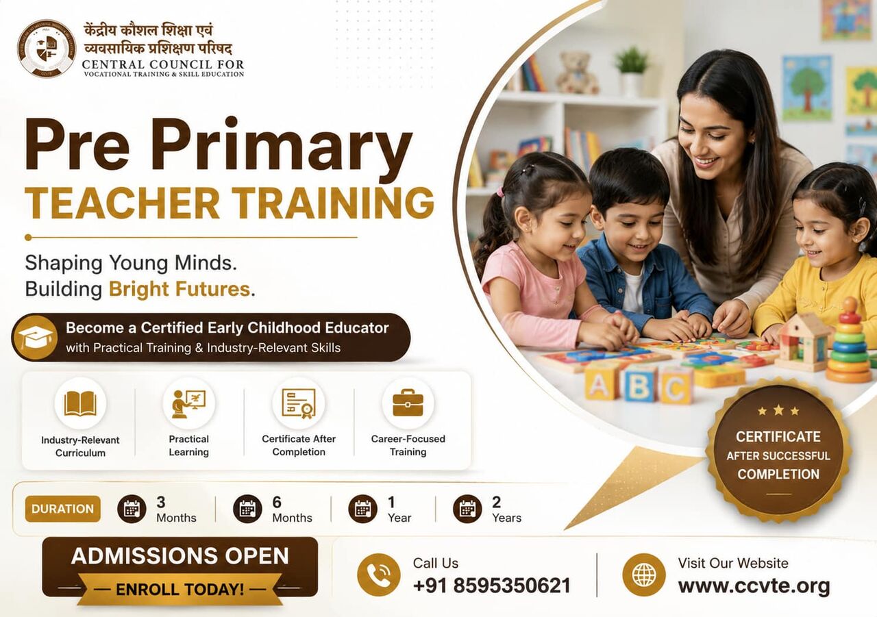 New Delhi, Education, Professional Pre Primary Teacher Training Course