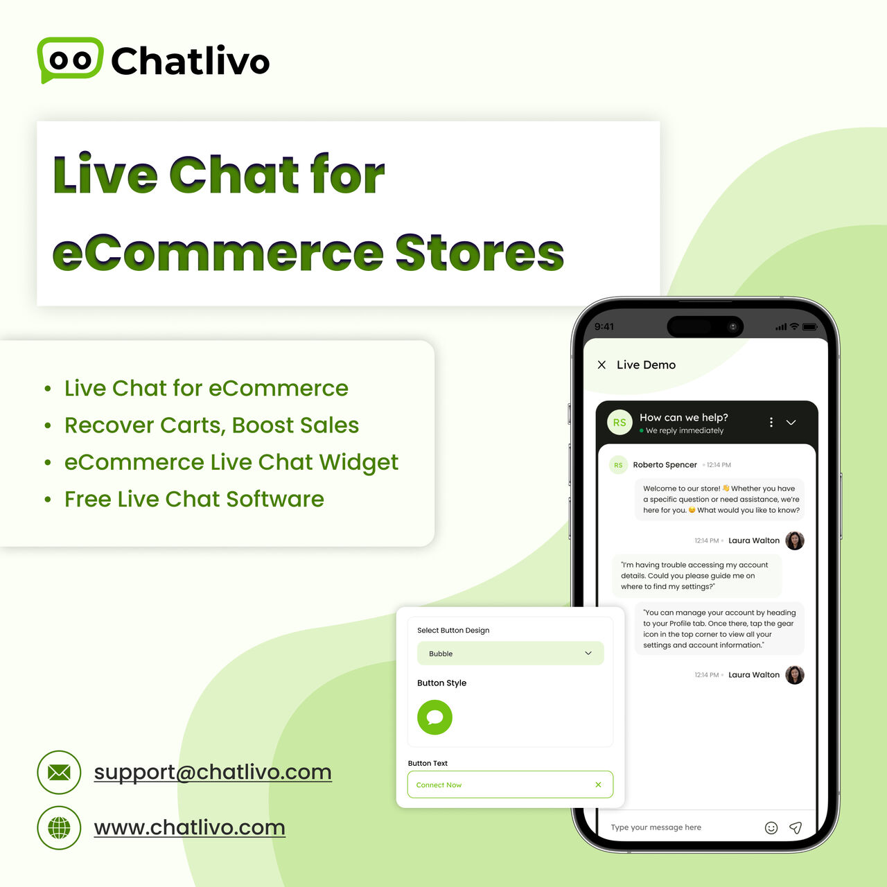 New York, Software Development, Live Chat For ECommerce Stores &ndash; Recover Carts & Boost Sales
