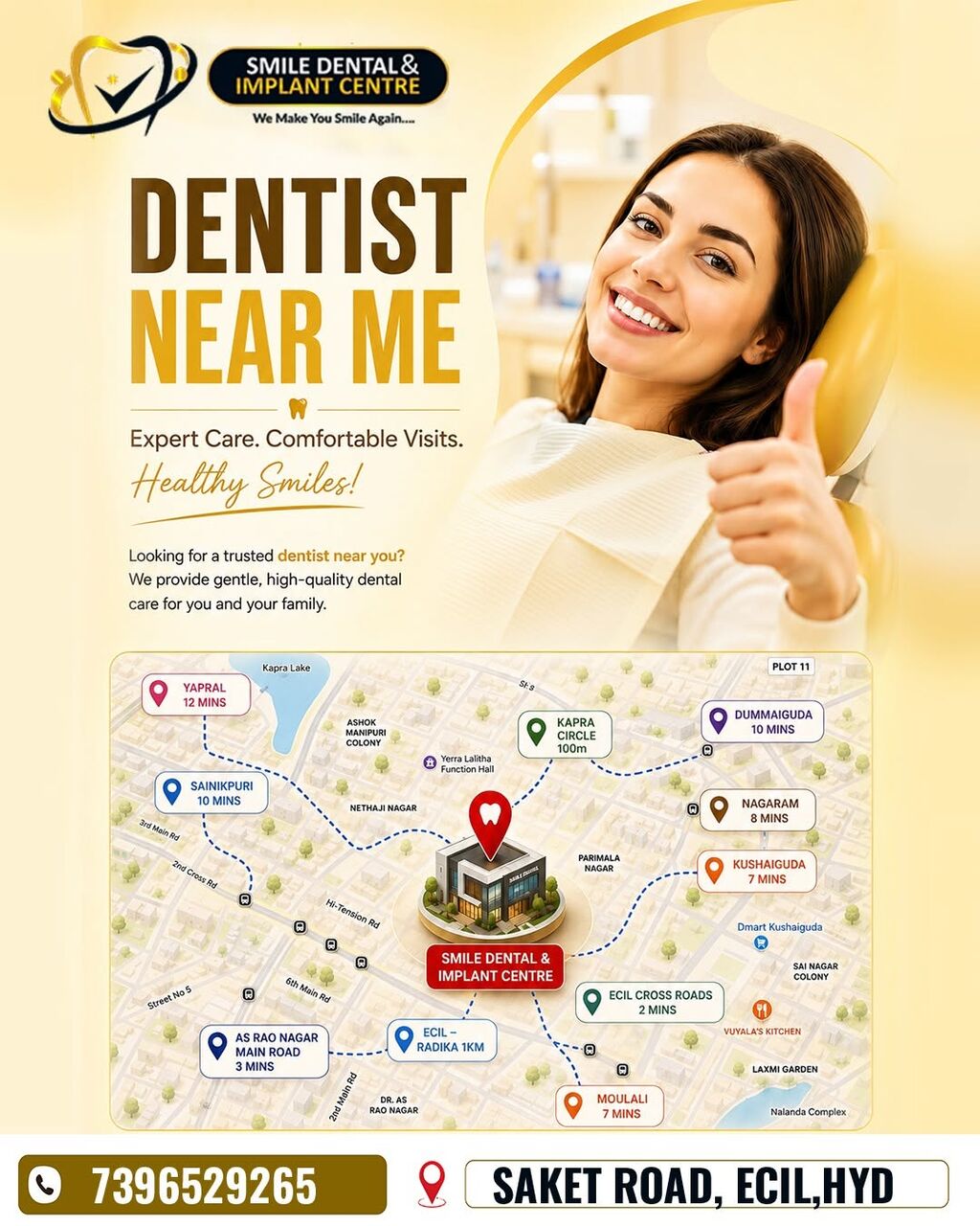 Hyderabad, Dental, Searching For A Trusted "Dentist Near Me"? 🦷✨