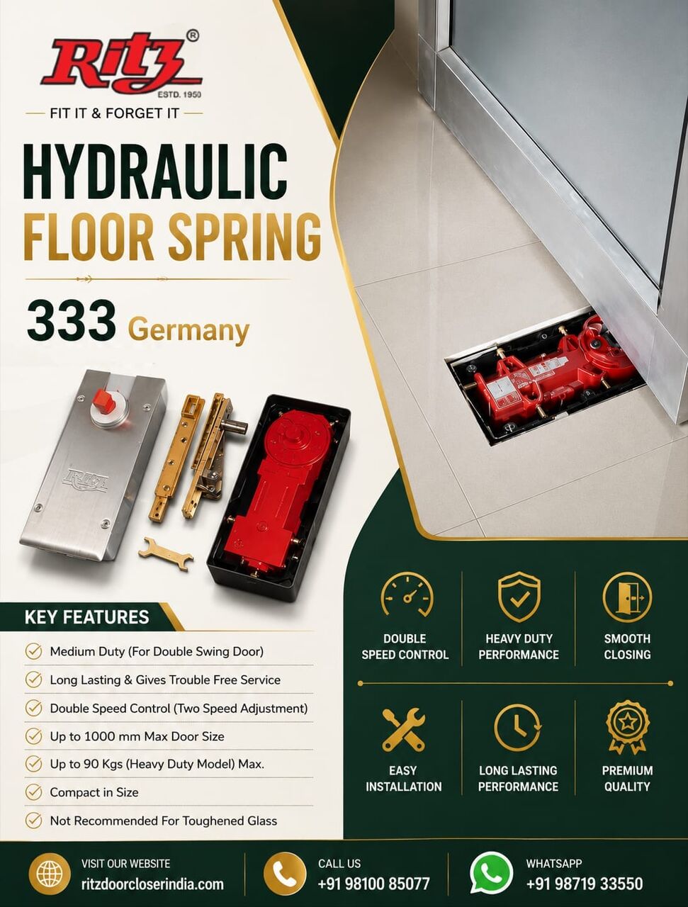 Mumbai, Heavy Equipment, Choose Hydraulic Floor Spring