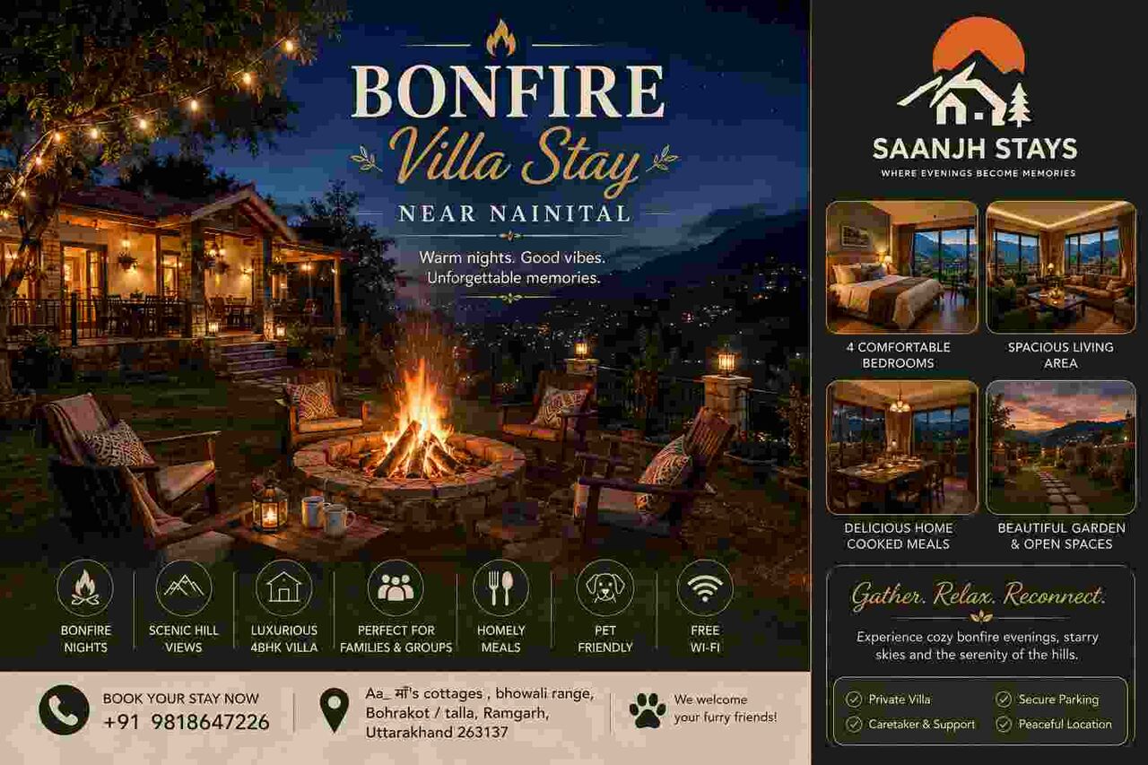 Mumbai, Travel, Bonfire Villa Stay Near Nainital