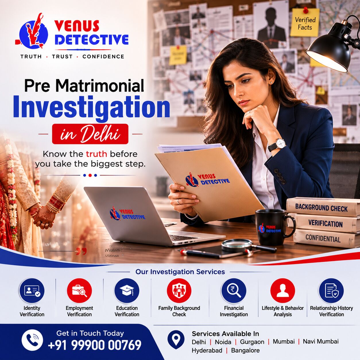 New Delhi, Legal, Pre Matrimonial Investigation In Delhi | Trusted Detective Agency