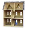 USD 369,  Shop Unfinished Doll Houses For Creative Miniature Projects At Real Good Toys