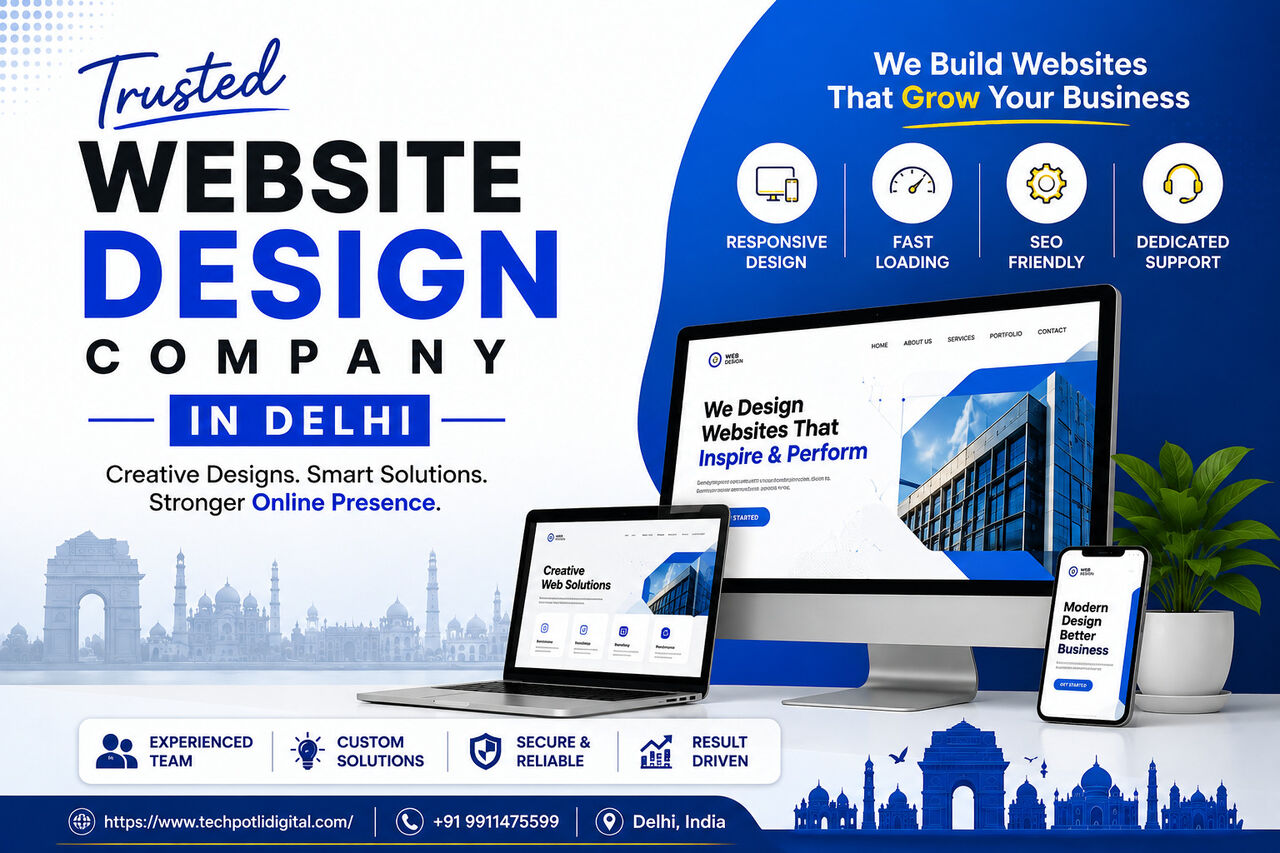 New Delhi, Marketing, Trusted Website Design Company In Delhi
