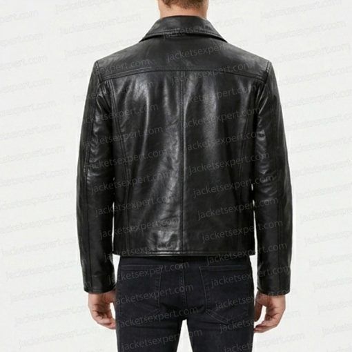 London, Clothing & Accessories, 169,  Typhoon Family Lee Jun-Ho Black Leather Jacket
