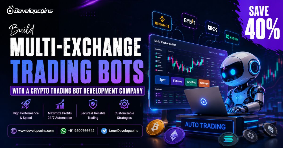 Austin, Business, Build Multi-Exchange Trading Bots With A Crypto Trading Bot Development &ndash; Save 40%