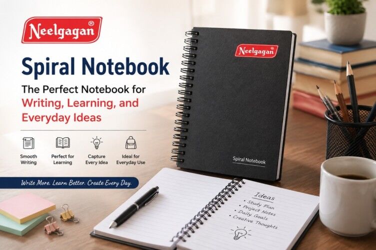 Mumbai, Materials, Neelgagan Spiral Notebook &ndash; Perfect For Writing & Learning