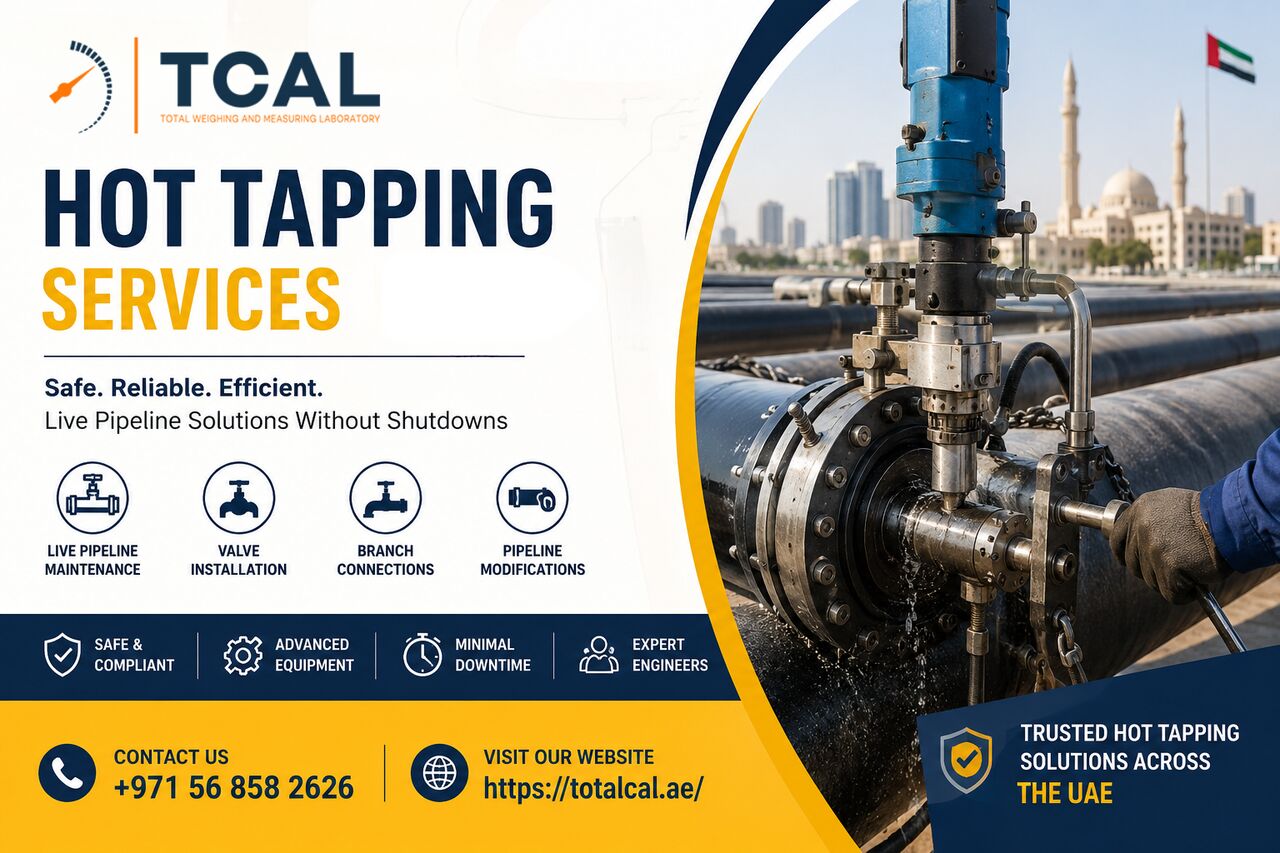 Abu Dhabi, Business, Hot Tapping Services In Ajman | TotalCal UAE