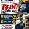 1.sheet Metal Fitters.  2.insulators