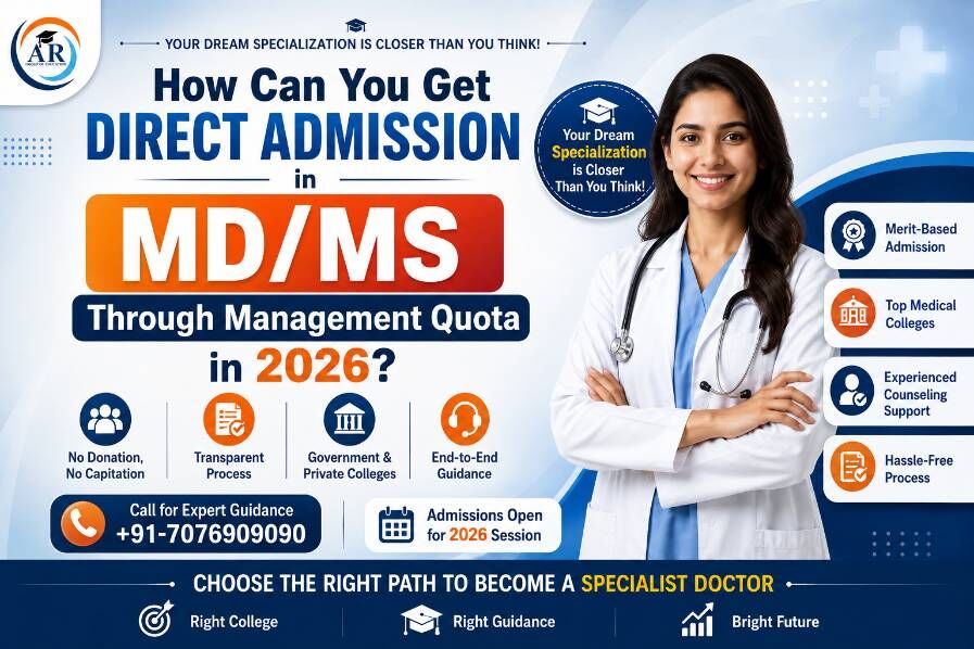 Greater Noida, Education, How Can You Get Direct Admission In MD/MS Through Management Quota In 2026?
