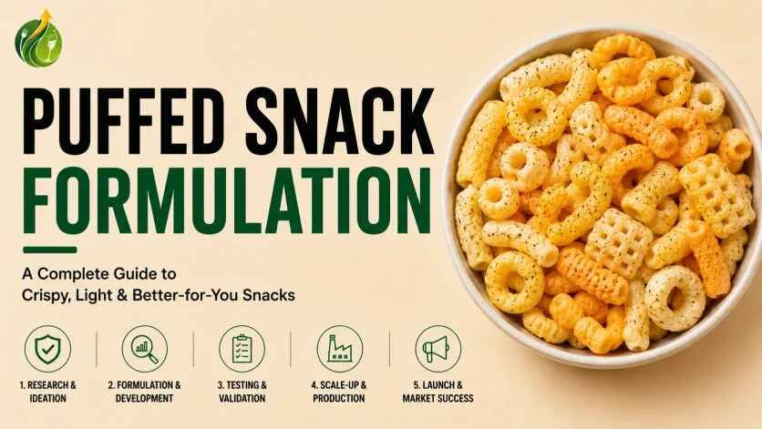 Lucknow, Business Partners, Puffed Snack Formulation: The Complete Ingredient, Process And Product Development Guide (
