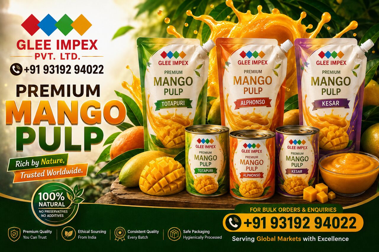 Noida, General, Top Mango Pulp Exporter In India | Glee Impex