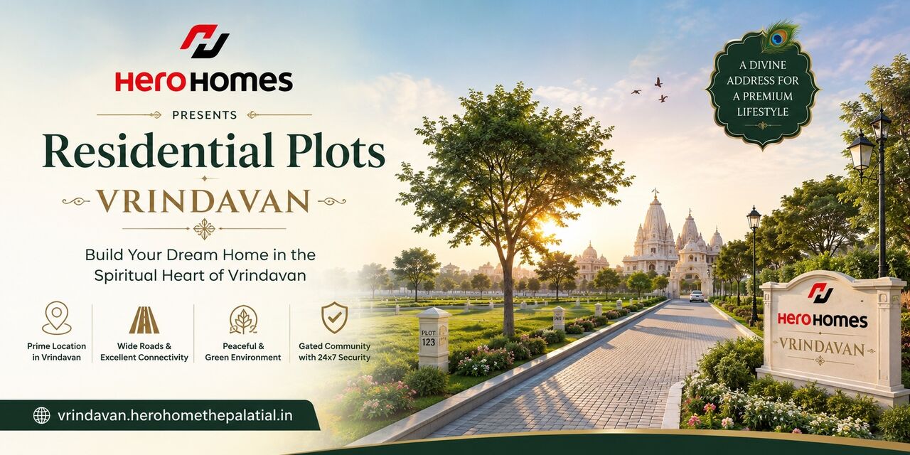Mumbai, Residential Plots, Hero Homes Plots Vrindavan &ndash; Premium Residential Plots In A Divine Location