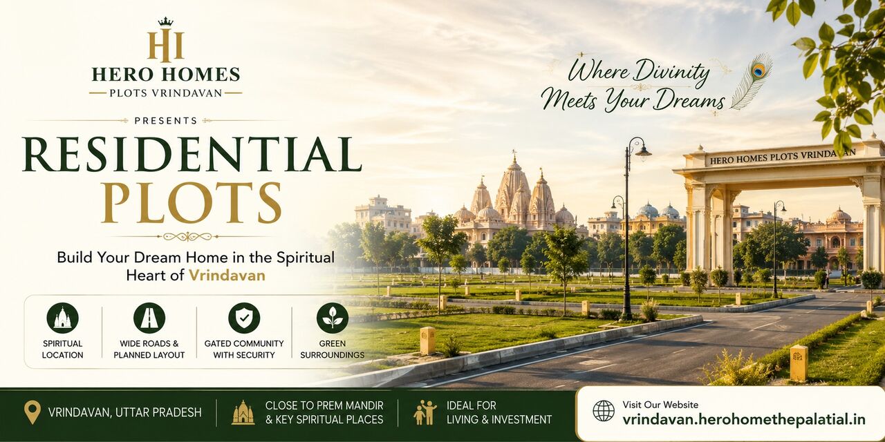 Mumbai, Residential Plots, Hero Homes Plots Vrindavan &ndash; Premium Residential Plots In A Divine Location