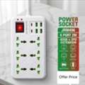 BHD 6,  JRM496 Power Socket Extension With 6 Universal AC Outlets