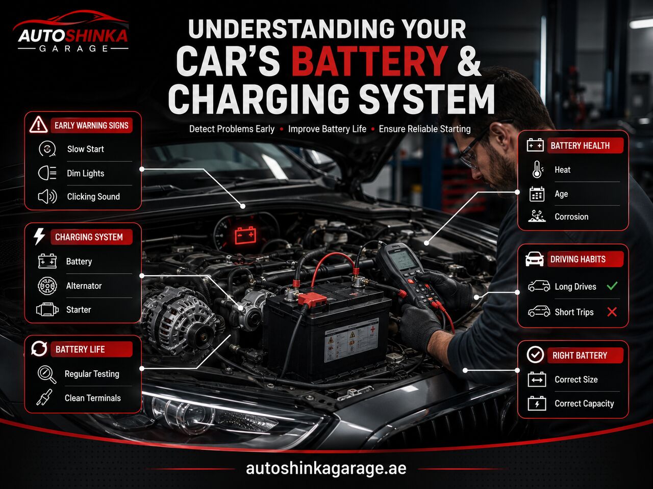 Dubai, Automotive, How The Charging System Works And Why It Often Gets Overlooked