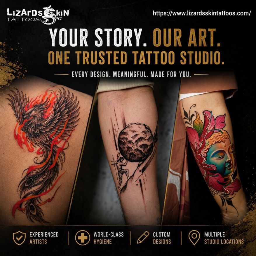 Kolkata, Fashion & Design, Your Story. Our Art. One Trusted Tattoo Studio.