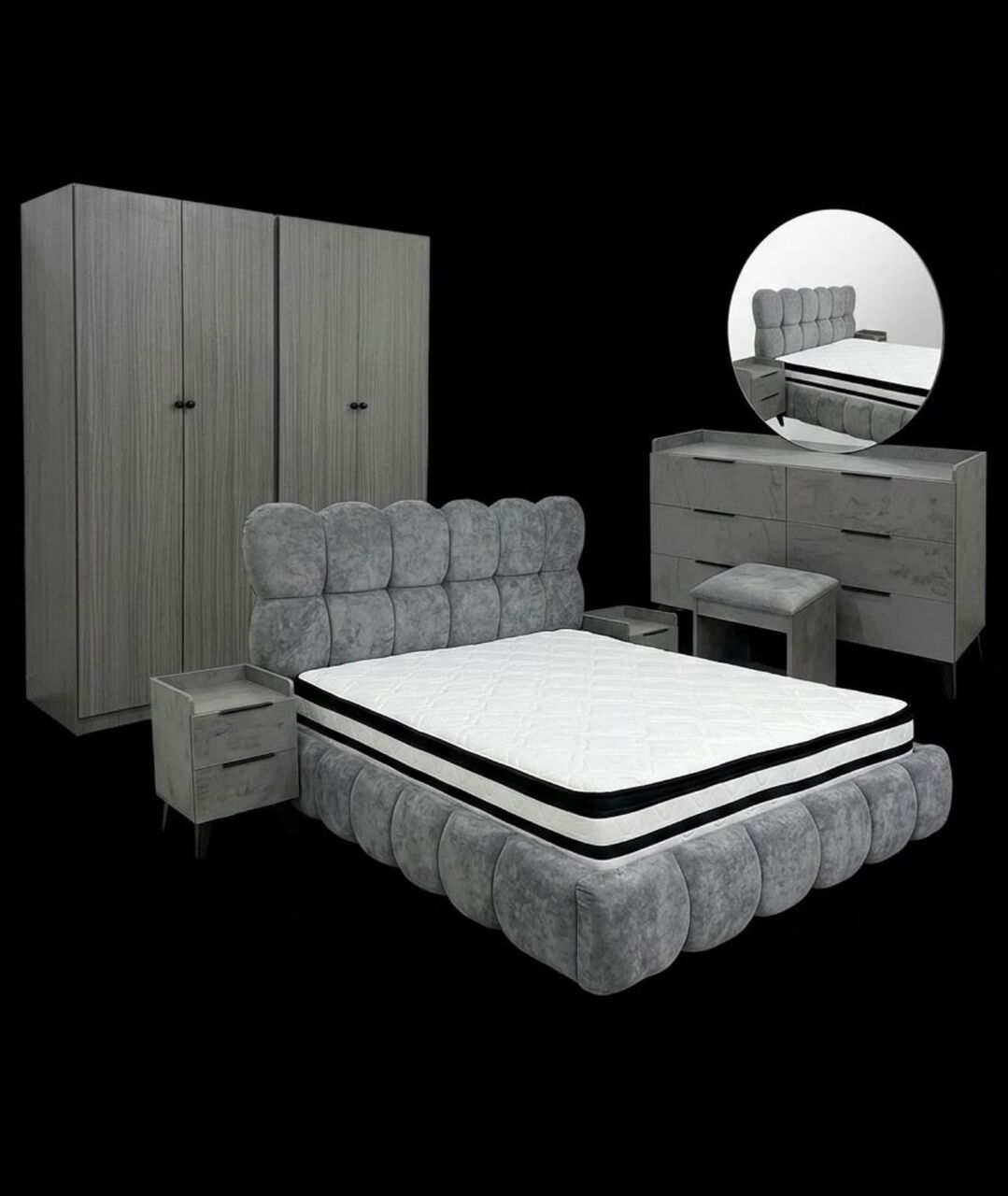 Jeddah, Furniture, SAR 1,  New Complete Luxury Bedroom Set Available