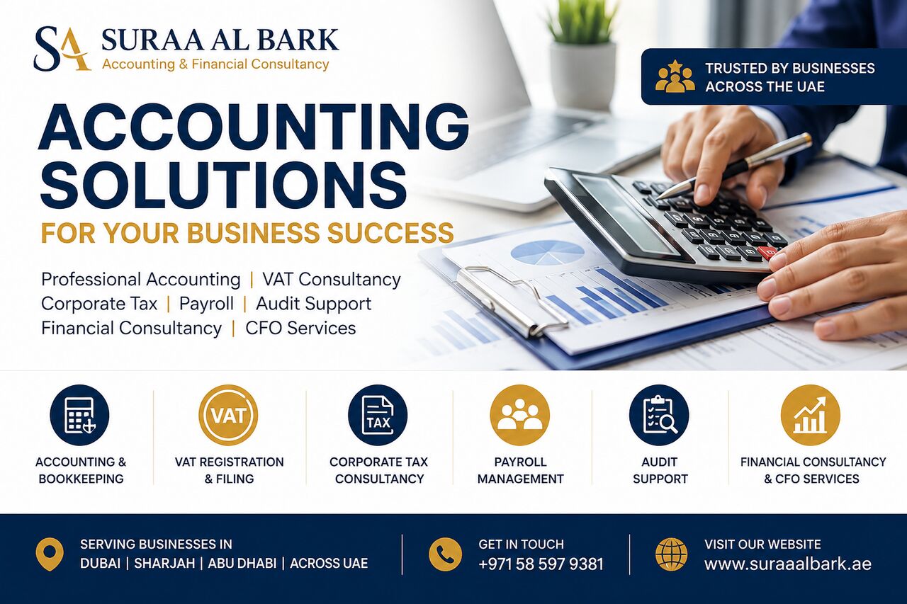 Dubai, Accounting, Accounting Firm In Dubai | VAT & Corporate Tax Consultancy For UAE Businesses