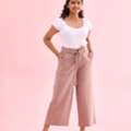 INR 1799,  Beige Pants For Women For Timeless Style And Everyday Elegance | Go Colors