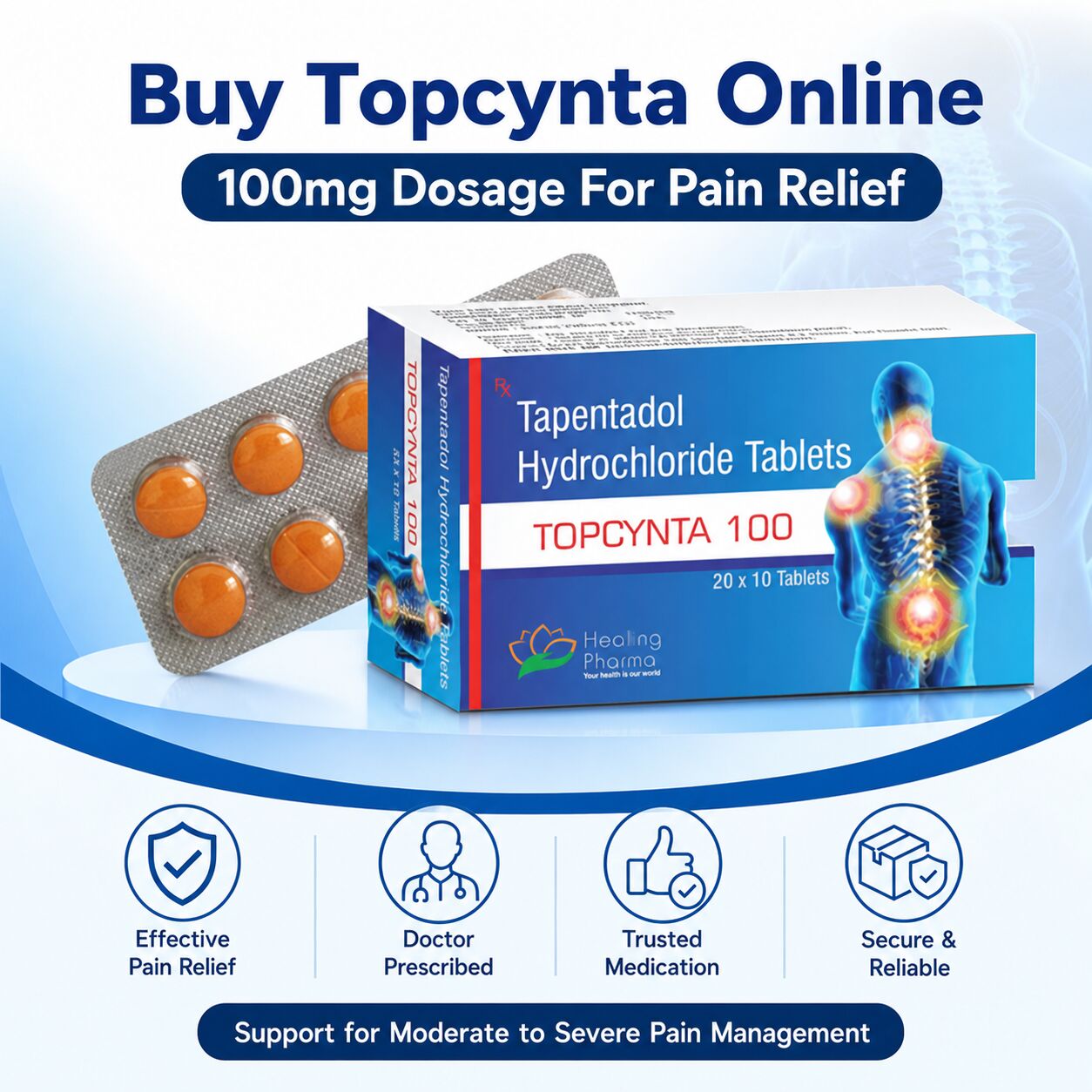 New York, Health & Beauty Items, USD 114,  Buy Topcynta 100mg Online &ndash; Quality Pain Relief Tablets