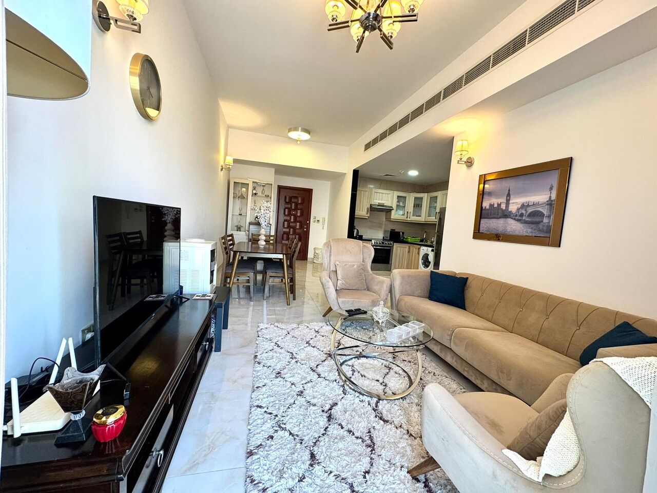 Al Seef, Apartments, Flats, Houses & Villas, BHD 330/month,  Furnished,  1 BR,  Apartment For Rent In Seef | Balcony