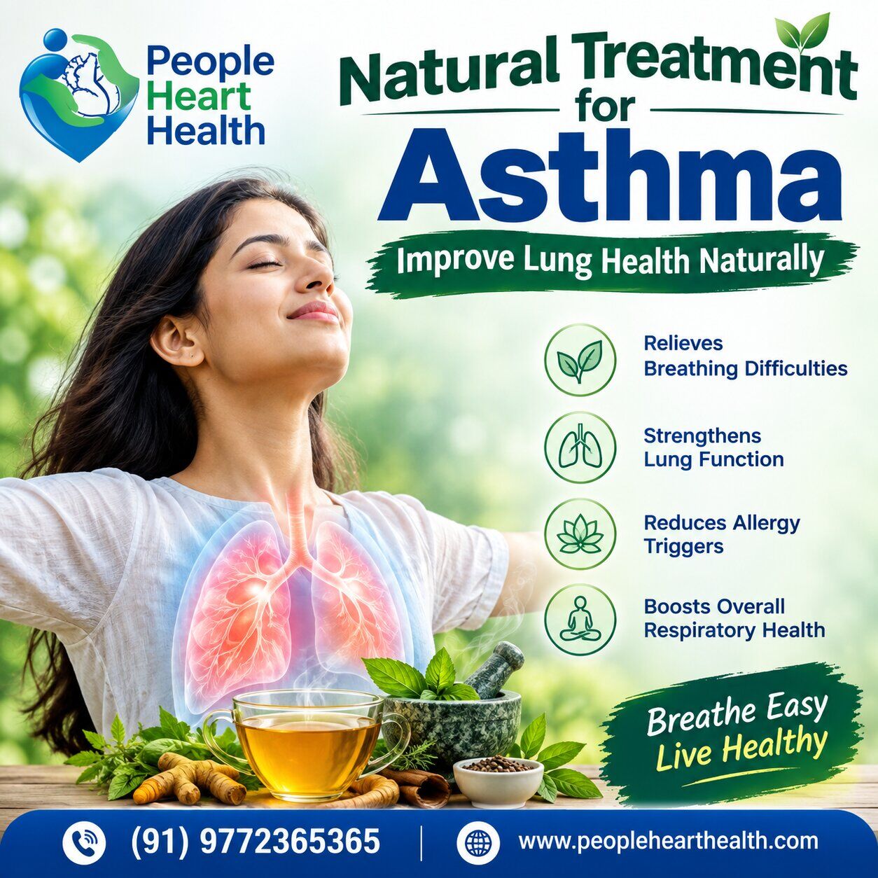Jaipur, Health, Natural Treatment For Asthma | Improve Lung Health Naturally